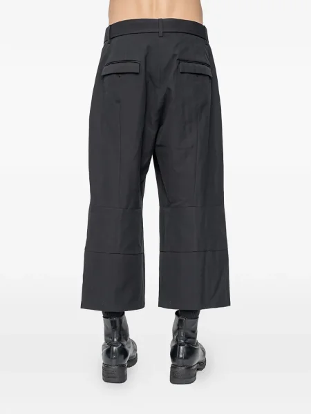 Pantaloni The Viridi-anne plisate negru