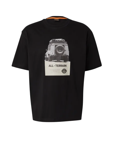 BOSS Tricou Te_Wagon negru