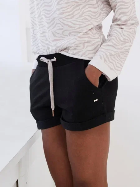 LASCANA Pantaloni de pijama negru