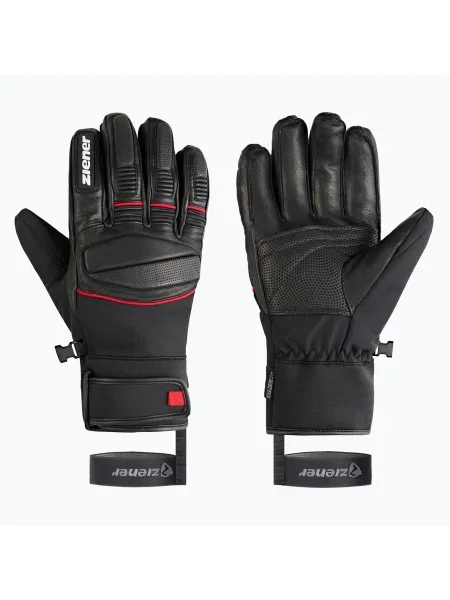 Mănuși de schi pentru bărbați ZIENER Gomin-Z AS black/red negru