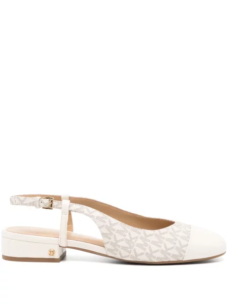 Sandale Michael Kors cu perle alb