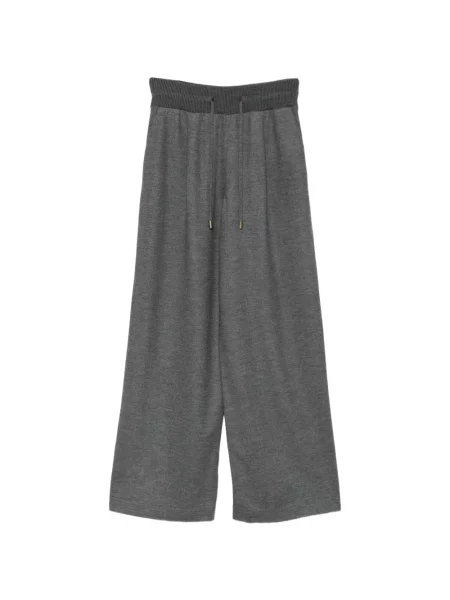 Pantaloni Fedeli cu cordon gri