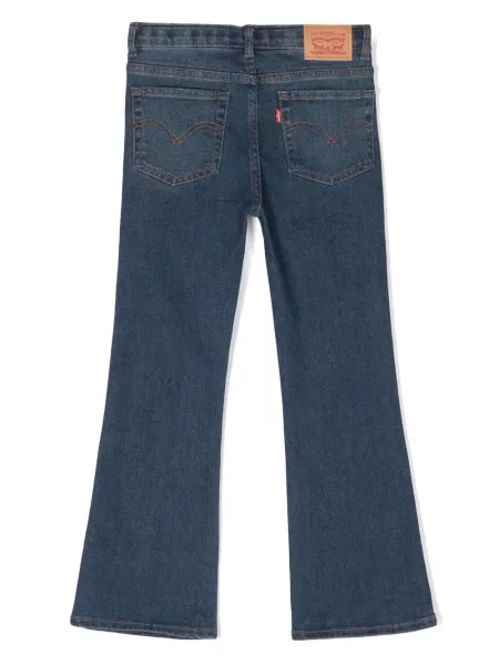 Jeansy straight leg dziecięce Levi's niebieskie