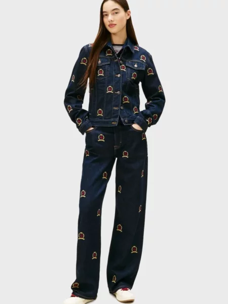 Классическая джинсовая куртка Tommy Jeans синяя