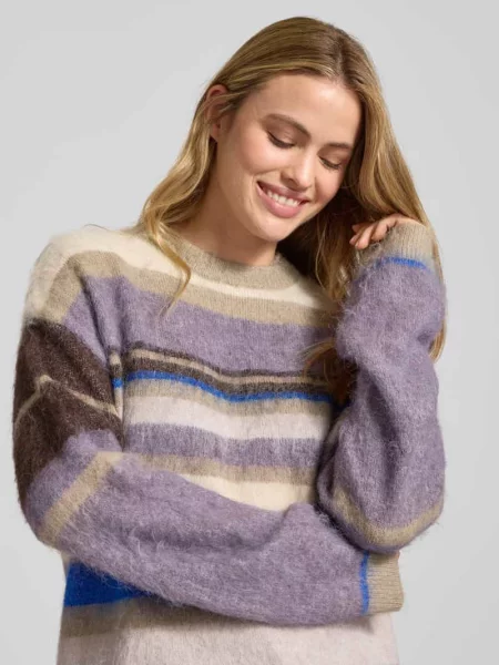 Sweter z dzianiny z obniżonymi ramionami Jake*s Collection