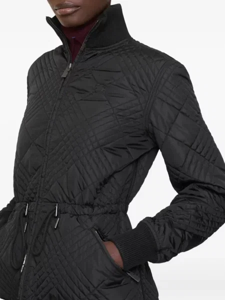 Geacă Burberry în carouri negru