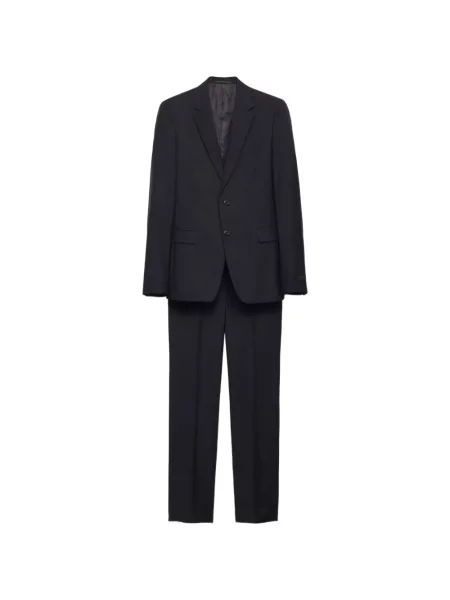 Costum Prada de lână albastru