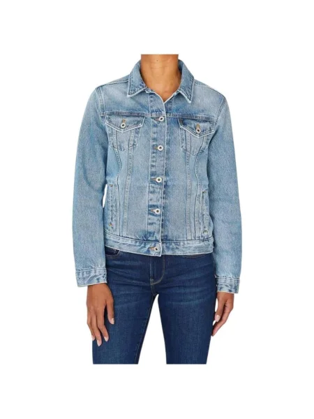 Geacă de blugi Pepe Jeans albastru