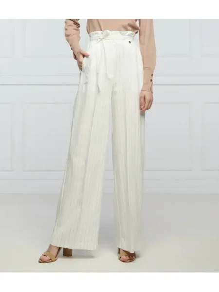 Liu Jo Pantaloni | flare fit | cu adaos de in alb