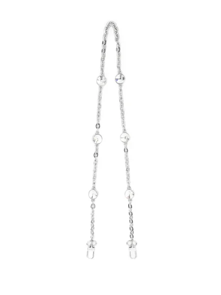 Colier Maje de cristal argintiu