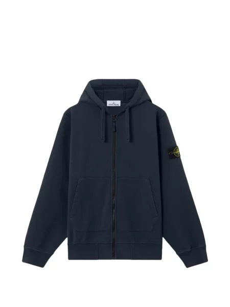 Majica s kapuljačom Stone Island kamenje plava