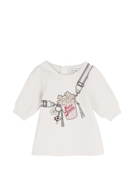 Dětské šaty Marc Jacobs bílé