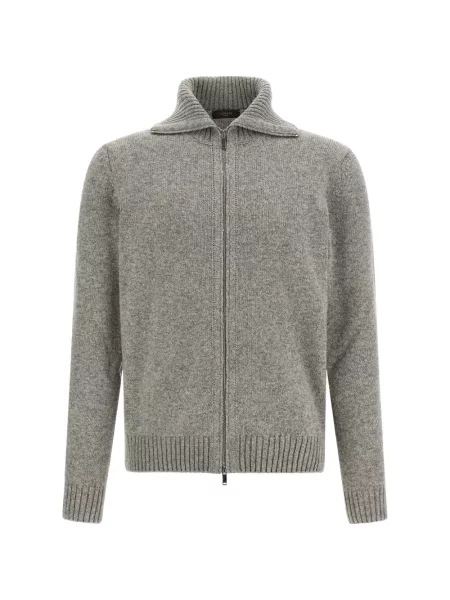 Cardigan Zanone tricotate gri