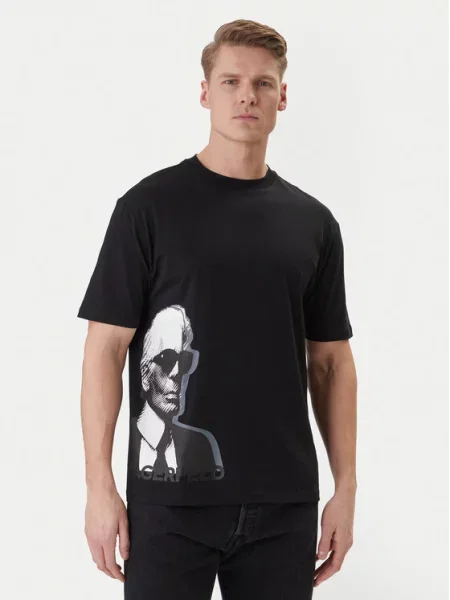 Тениска Karl Lagerfeld черно