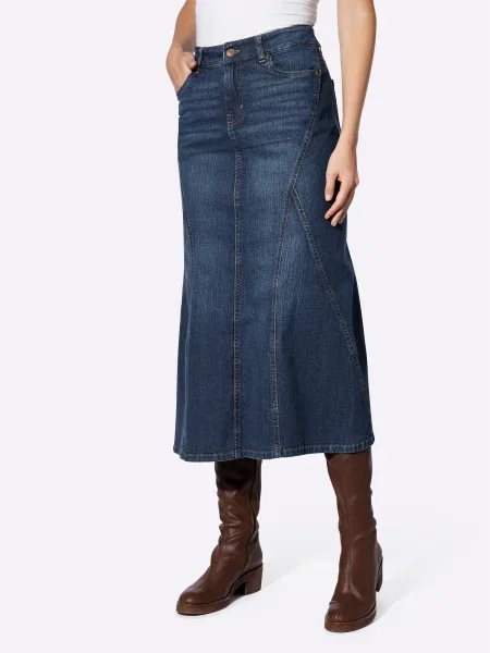 Heine Fustă marin albastru