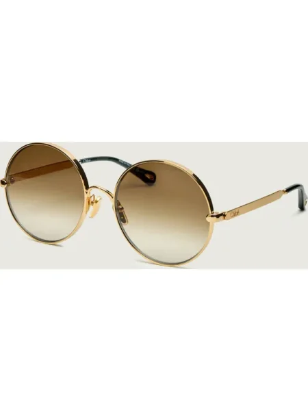 Chloé ochelari de soare auriu