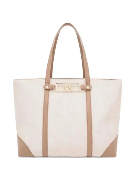 Geantă shopper Armani Exchange cu autograf