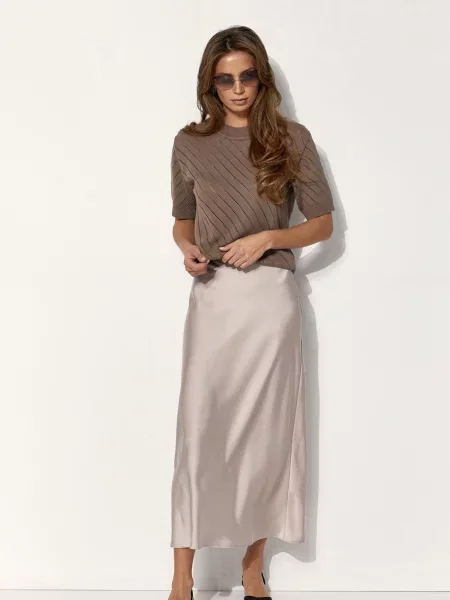 Футболка TrikoBakh мокко бавовна/віскоза