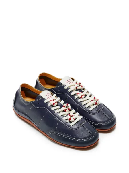 Sneakerși Lili Curia din piele albastru