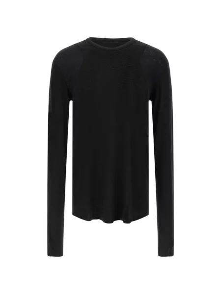 Tricou Thom Krom cu nervuri negru