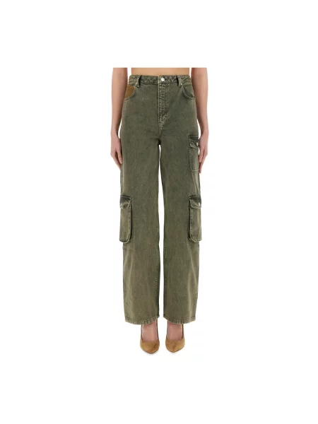 Jeansy Moschino zielone