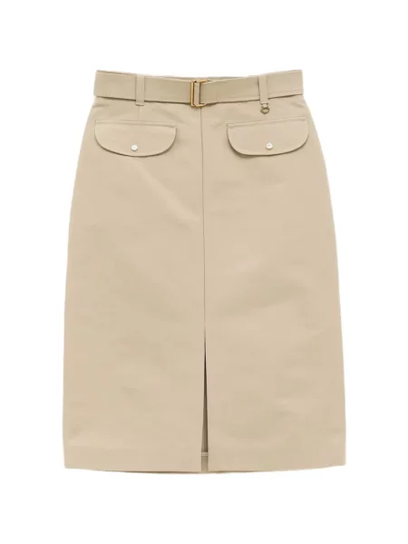 Cu centură fustă midi Moncler