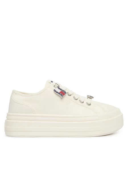 Tommy Jeans Niske tenisice ecru/prljavo bijela