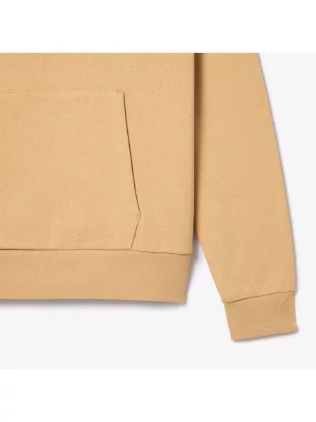 Lacoste Bluza Z Kapturem Z Bawełny Organicznej brązowa