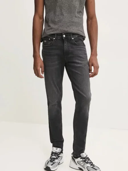 Kavbojke Tommy Jeans črna