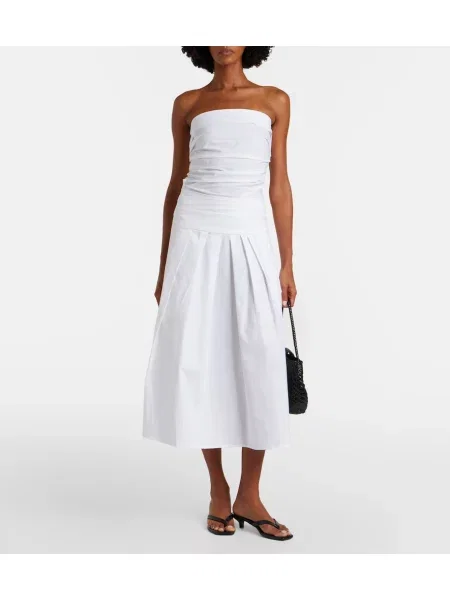 Fusta maxi Proenza Schouler alb
