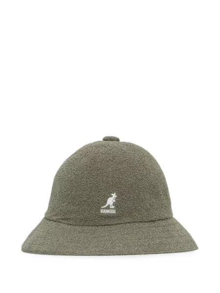 Pălărie Kangol din material terry verde