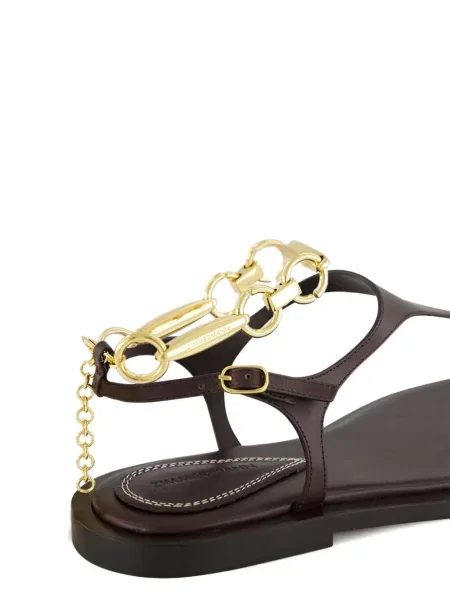 Colier Zimmermann din piele maro