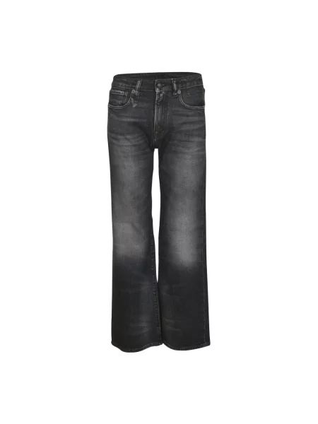 Jeansy dzwony R13 dzwony czarne