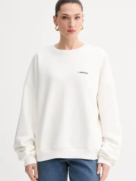 La Mania bluza oversize BRUX 3 beżowa