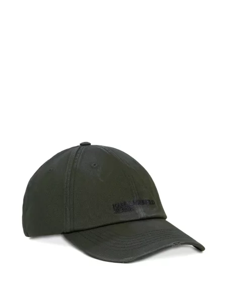 Șapcă Karl Lagerfeld Jeans cu broderie verde