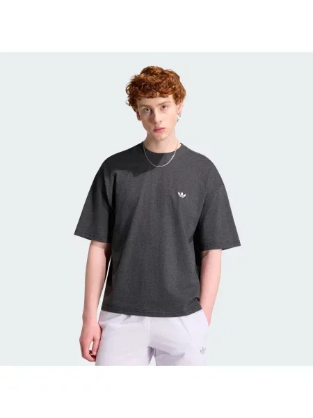 ADIDAS ORIGINALS Tričko Trefoil Essentials tmavě šedá