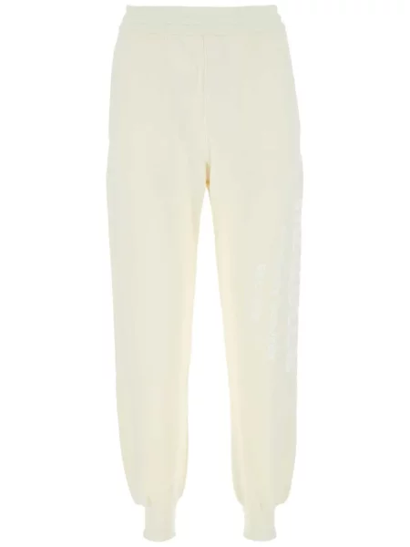 Spodnie Alexander Mcqueen białe