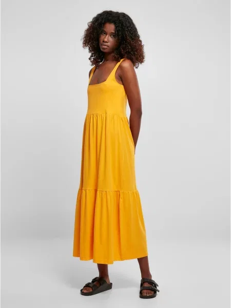 Sukienka Urban Classics pomarańczowa