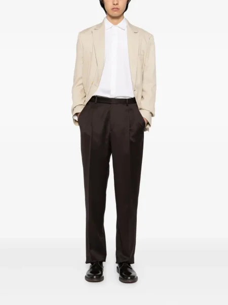 Pantaloni Brioni de lână maro