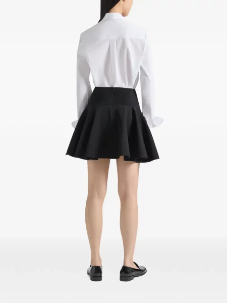 Cămașă Givenchy cu broderie din poplin alb