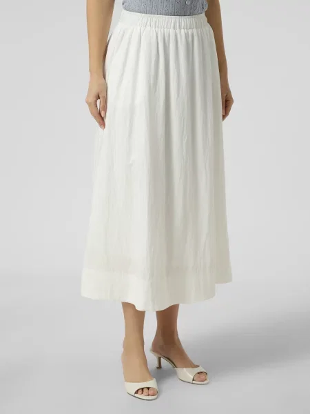 Спідниця максі Braska віскоза/нейлон білий