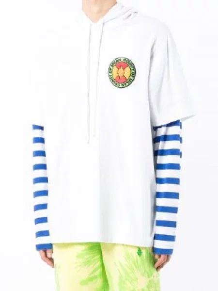 Hoodie County Of Milan με σχέδιο λευκό