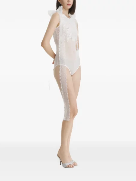 Body 2310 Studio din dantelă alb