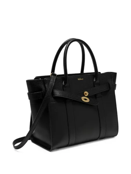 Geantă shopper Mulberry din piele negru
