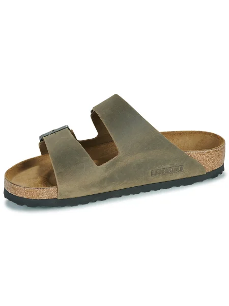 Pantofi Birkenstock din nubuc kaki