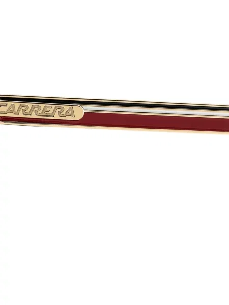 Ochelari de soare Carrera cu imprimeu geometric auriu