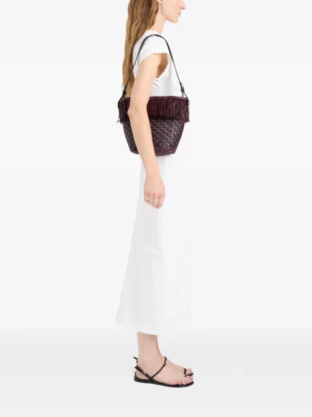 Чанта Proenza Schouler с ресни виолетово