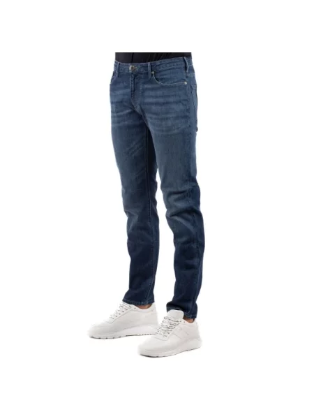 Jeansy Emporio Armani niebieskie
