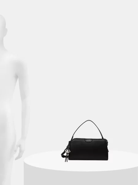 Calvin Klein Táska Emblem Trio Top Handle Camera Ba fekete