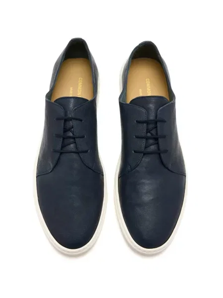 Sneakerși Common Projects cu șireturi din dantelă albastru